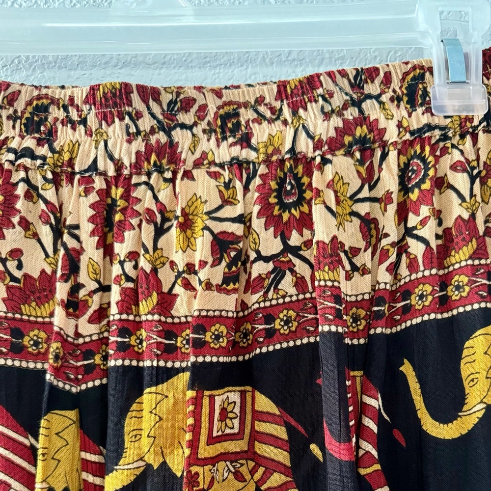 Raga Elephant & Camel Boho Skirt - image 6
